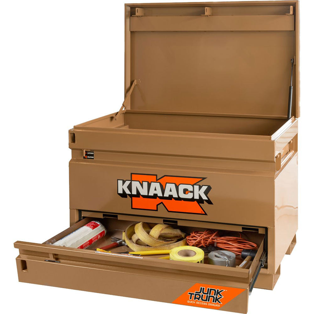 Knaack 4830-D 48" x 30" x 35" Jobsite Chest with Junk Trunk - 2