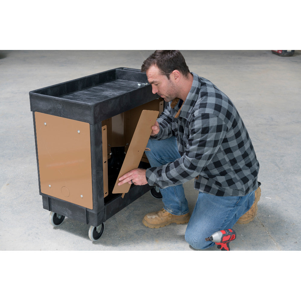 Knaack Cart Armour CA-01 with Rubbermaid FG452088BLA Cart - 6