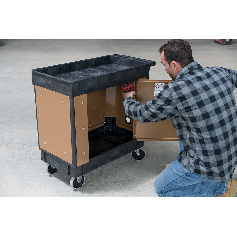 Knaack Cart Armour CA-01 with Rubbermaid FG452088BLA Cart - 7